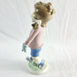 1978 Lladro Sport Billy Football Girl or Sport Lilly. Goalkeeper.