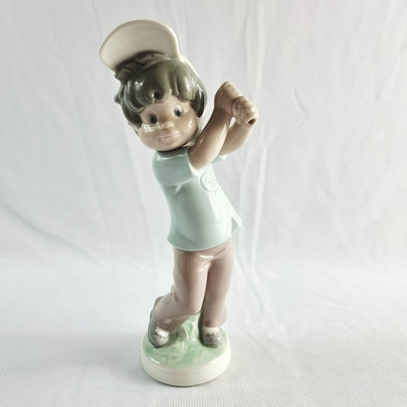 Rare 1978 Lladro Sport Billy Golfer Retired Figurine
