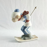 Lladro Skier Puppet 4970 Figurine