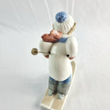Lladro Skier Puppet 4970 Figurine