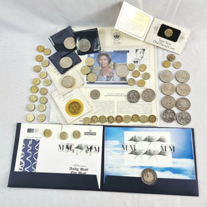 Large Collection of Vintage Decimal Currency. £5, £2, £1, and 50p coins. Uncirculated and Circulated.