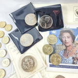 Large Collection of Vintage Decimal Currency. £5, £2, £1, and 50p coins. Uncirculated and Circulated.