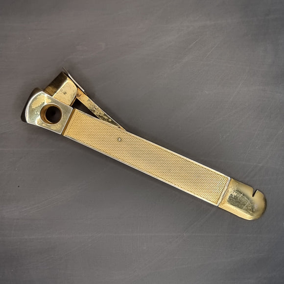 Vintage Donatus Solingen Gold Plated Cigar Cutter