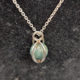 Kupittaan Kulta Nina Breddal Sterling Silver Hard Stone Heart Pendant Finland