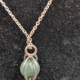 Kupittaan Kulta Nina Breddal Sterling Silver Hard Stone Heart Pendant Finland