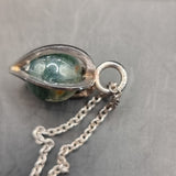 Kupittaan Kulta Nina Breddal Sterling Silver Hard Stone Heart Pendant Finland