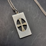 Kupittaan Kulta Nina Breddal Sterling Silver Gold Plated Cross  Finland