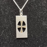 Kupittaan Kulta Nina Breddal Sterling Silver Gold Plated Cross  Finland