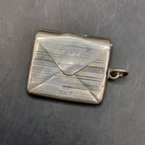 Antique 1913 Albert Ernest Jenkins Chester Silver Envelope Stamp Holder