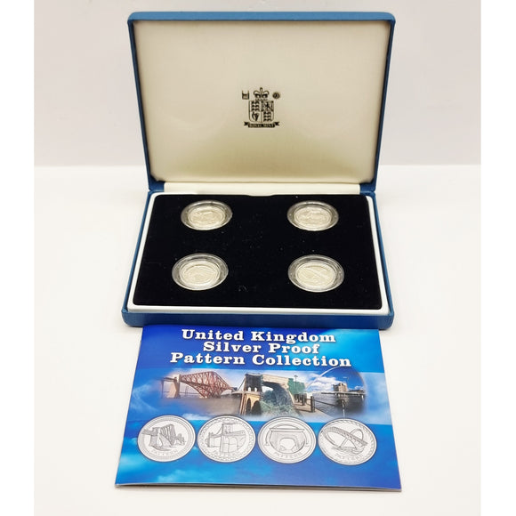 £1 Coins 2003 United Kingdom Silver Proof Pattern Collection
