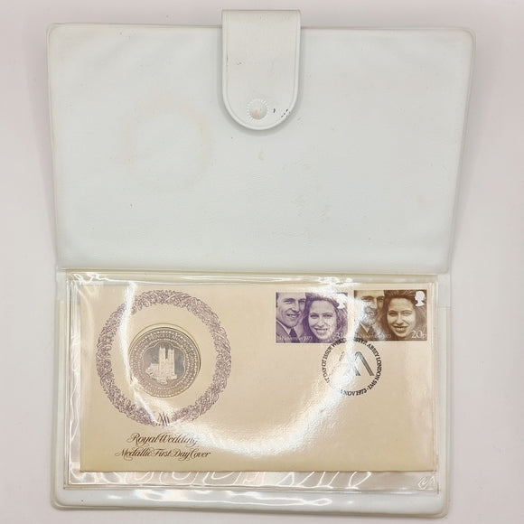 Silver Coin Royal Wedding 14th November 1973 Medallic First Day Cover