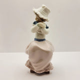 Nao by Lladro Figurine 1049 A Big Hug, Girl with Puppy