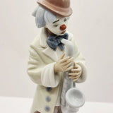 Pair of Lladro Sad Act Clowns 5471 and 5472 Clown Figurines