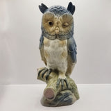 Vintage Valencia Owl Cuart De Poblet Porcelana Miquel Requena S.A.
