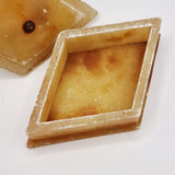 Antique Grand Tour of  She-Wolf, Rome on Alabaster Trinket Box