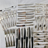 80 Piece Vintage Sheffield Silver Plated Cutlery Set. By Pelhams Arms.