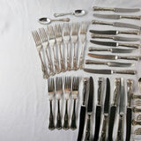 80 Piece Vintage Sheffield Silver Plated Cutlery Set. By Pelhams Arms.
