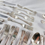 80 Piece Vintage Sheffield Silver Plated Cutlery Set. By Pelhams Arms.