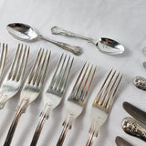 80 Piece Vintage Sheffield Silver Plated Cutlery Set. By Pelhams Arms.