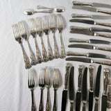 80 Piece Vintage Sheffield Silver Plated Cutlery Set. By Pelhams Arms.