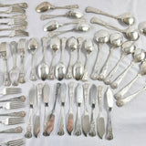 80 Piece Vintage Sheffield Silver Plated Cutlery Set. By Pelhams Arms.