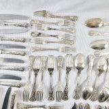 80 Piece Vintage Sheffield Silver Plated Cutlery Set. By Pelhams Arms.