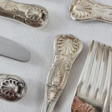 80 Piece Vintage Sheffield Silver Plated Cutlery Set. By Pelhams Arms.