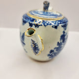 Antique 19th Century Blue and White Chinese Export Teapot.