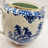 Antique 19th Century Blue and White Chinese Export Teapot.
