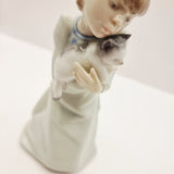Lladro Figurine Sleepy Kitten 5712 made in 1989