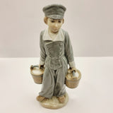 Lladro Figurine Dutch Boy with Pails 4811