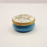 Halcyon Days Enamels Flowers Shireen Faircloth Trinket or Pill Box