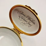 Halcyon Days Enamels Tennis Wimbledon edwardian times Trinket or Pill Box