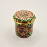 Halcyon Days Enamels Herbs, Variety's the very spice of life. William Cowper Trinket or Pill Box