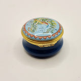 Halcyon Days Enamels For you bird Enamel Trinket or Pill Box
