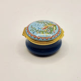 Halcyon Days Enamels For you bird Enamel Trinket or Pill Box