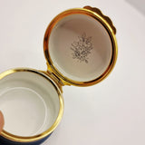 Halcyon Days Enamels For you bird Enamel Trinket or Pill Box