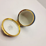 Halcyon Days Enamels For you bird Enamel Trinket or Pill Box