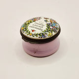 Halcyon Days Enamels Friendship is love with understanding Trinket or Pill Box