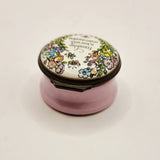 Halcyon Days Enamels Friendship is love with understanding Trinket or Pill Box