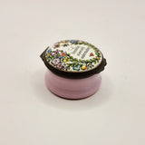 Halcyon Days Enamels Friendship is love with understanding Trinket or Pill Box