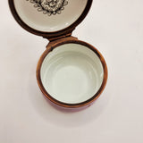 Halcyon Days Enamels Friendship is love with understanding Trinket or Pill Box