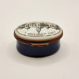 Halcyon Days Enamels Present from London the horseguards Trinket or Pill Box