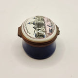 Halcyon Days Enamels Present from London the horseguards Trinket or Pill Box