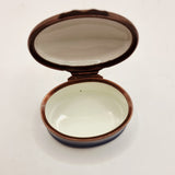 Halcyon Days Enamels Present from London the horseguards Trinket or Pill Box