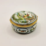 Halcyon Days Enamels Duck shooting By James Purley and sons Trinket or Pill Box