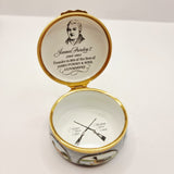 Halcyon Days Enamels Duck shooting By James Purley and sons Trinket or Pill Box