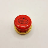 Halcyon Days Enamels Red Flowered Miniature Trinket or Pill Box