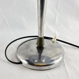 Vintage Italian Polished Aluminium and Chrome 1930s Art Deco Lamp