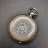 Antique Silver Fob Pocket Watch by J & C Schwerer 1898